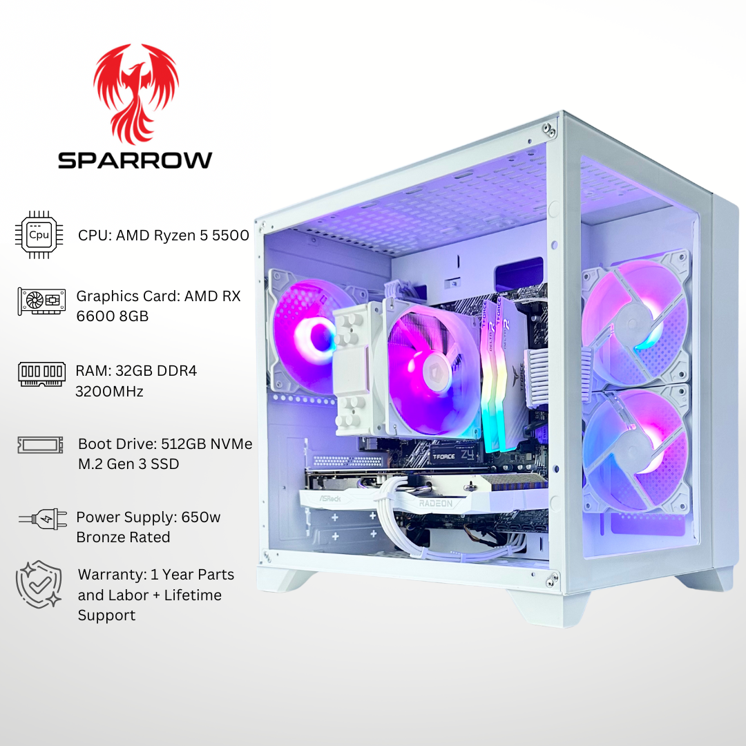 ゲーミングPC Ryzen 5 5500 RX6600 ゲーミングPC Ryzen 5 5500 RX6600