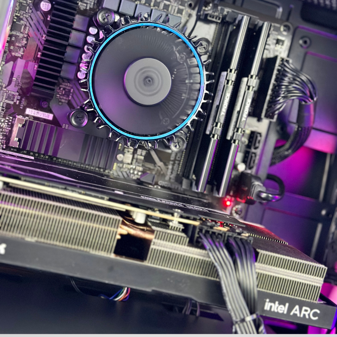 Sparrow - Intel Arc A750 Intel i5-12400F 16GB RAM 512GB SSD DDR4 RGB Gaming PC