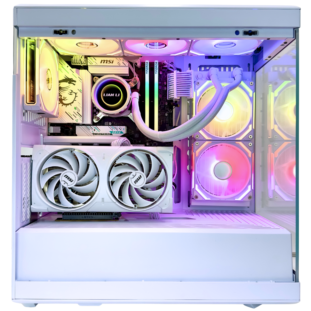 White Eagle - Nvidia RTX 5070/AMD RX 9070 32GB RAM 2TB SSD DDR5 RGB Gaming PC