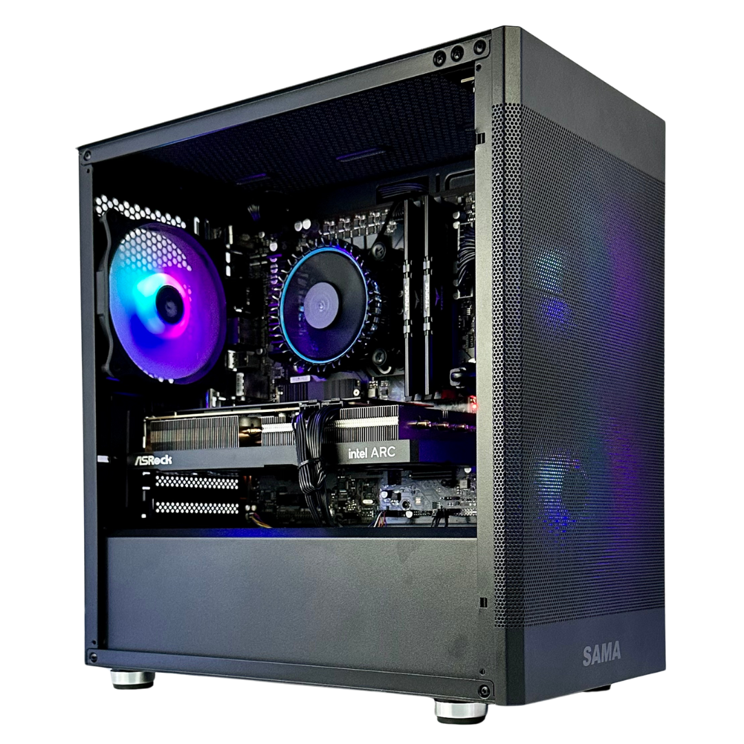 Sparrow - Intel Arc A750 Intel i5-12400F 16GB RAM 512GB SSD DDR4 RGB Gaming PC