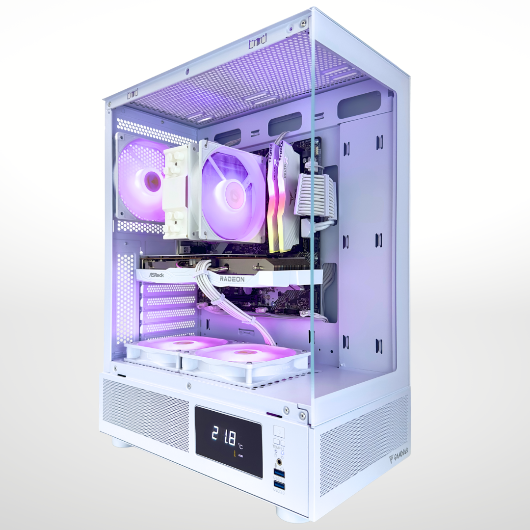 White Sparrow - Nvidia RTX 5050 Ryzen 5 5600 32GB DDR4 RAM 512GB SSD RGB Gaming PC