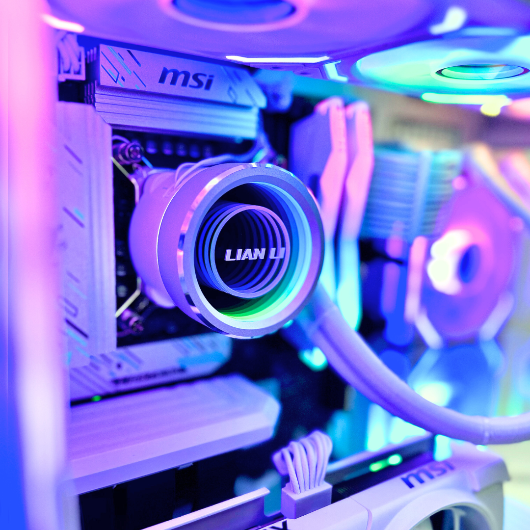 White Eagle - Nvidia RTX 5070/AMD RX 9070 32GB RAM 2TB SSD DDR5 RGB Gaming PC