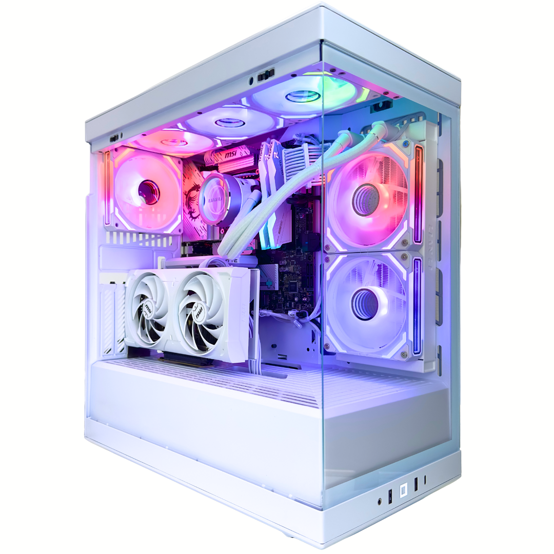 White Eagle - Nvidia RTX 5070/AMD RX 9070 32GB RAM 2TB SSD DDR5 RGB Gaming PC