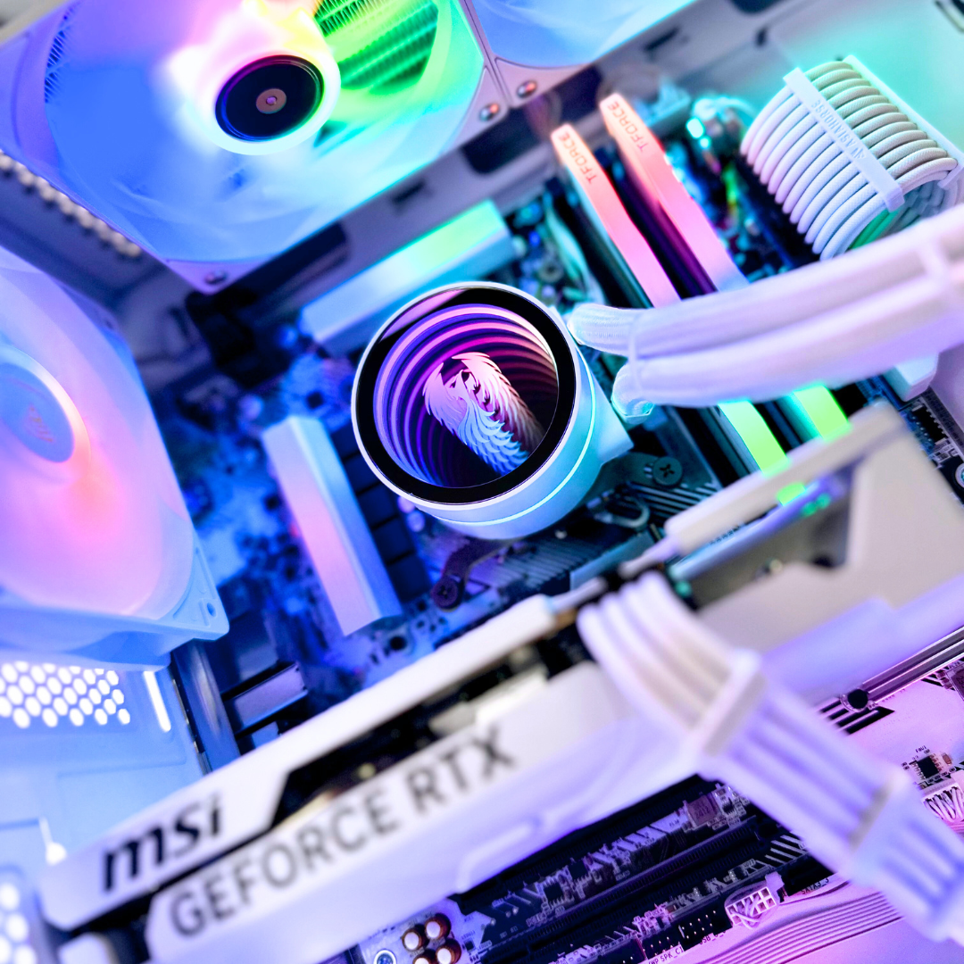 White Raven - Nvidia RTX 5060 Intel i5-12400F 32GB DDR5 RAM 1TB SSD RGB Gaming PC