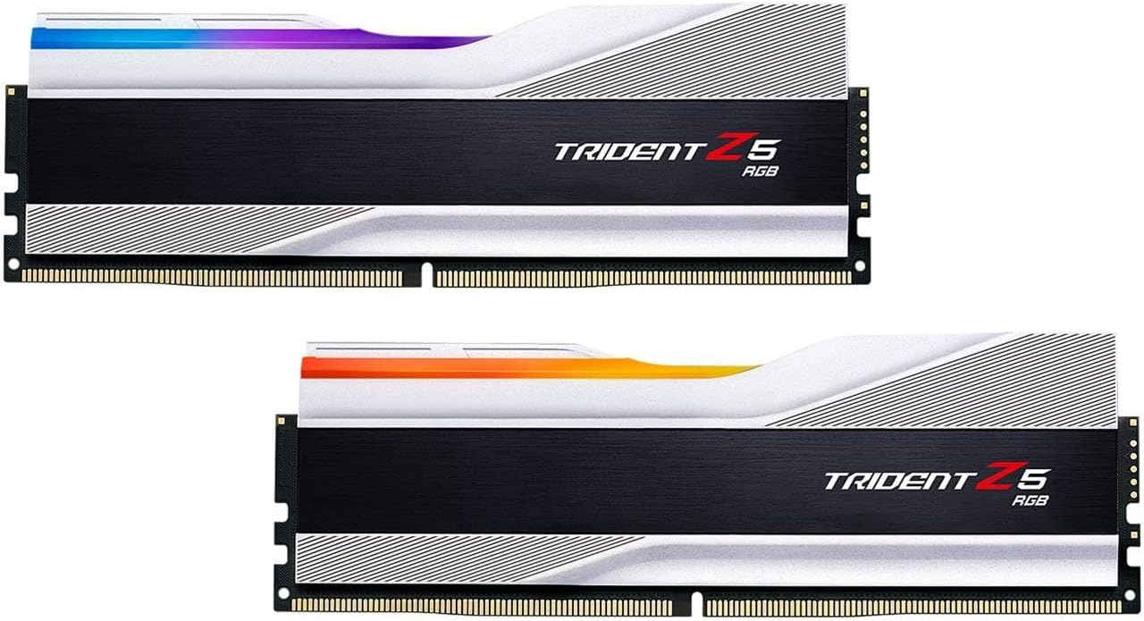96GB White G.SKILL Trident Z5 RGB DDR5 6400Mhz CL32 (2x48GB)