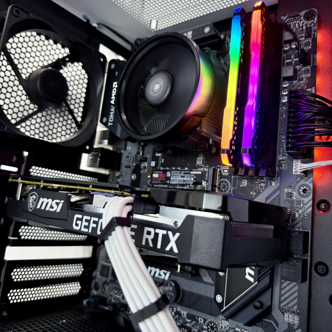 Certified Pre Owned Sparrow - Nvidia RTX 3060 AMD Ryzen 5 3600 32GB DDR4 RAM 1TB SSD RGB Gaming PC