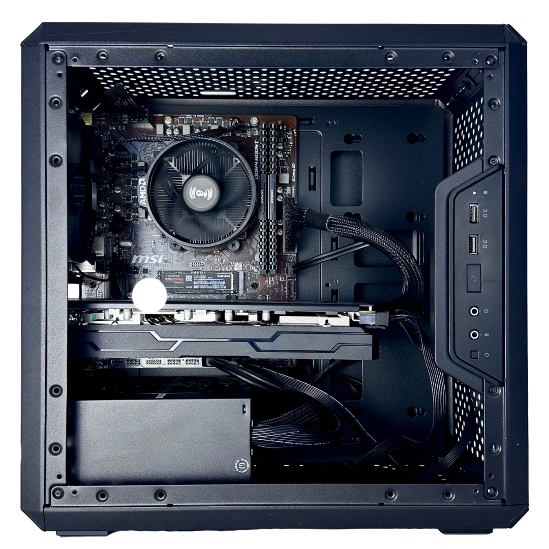 Certified Pre Owned Sparrow - AMD RX 5700 XT Ryzen 5 3600 16GB DDR4 RAM 500GB SSD Gaming PC