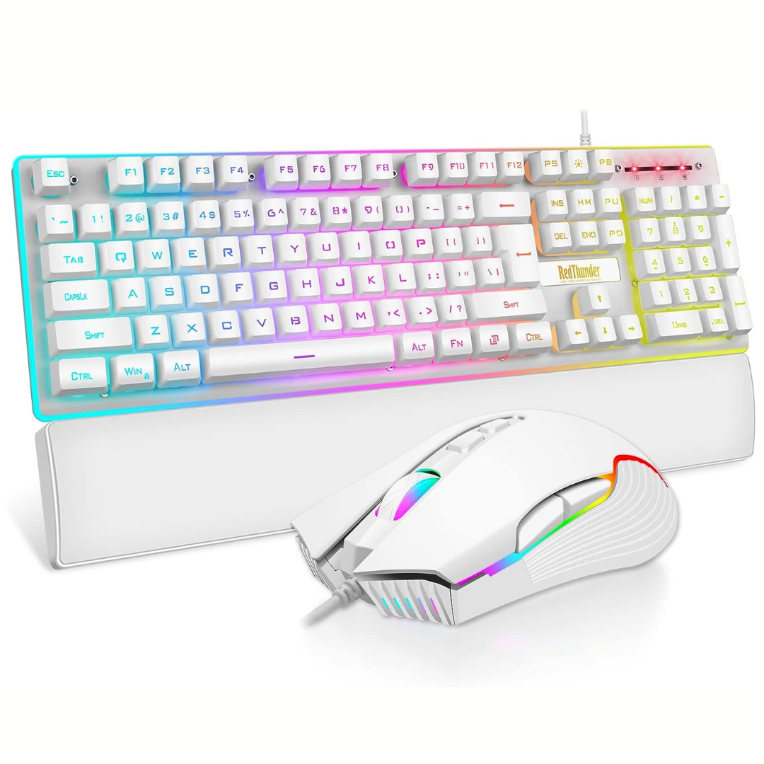 White Starter Gaming PC Bundle