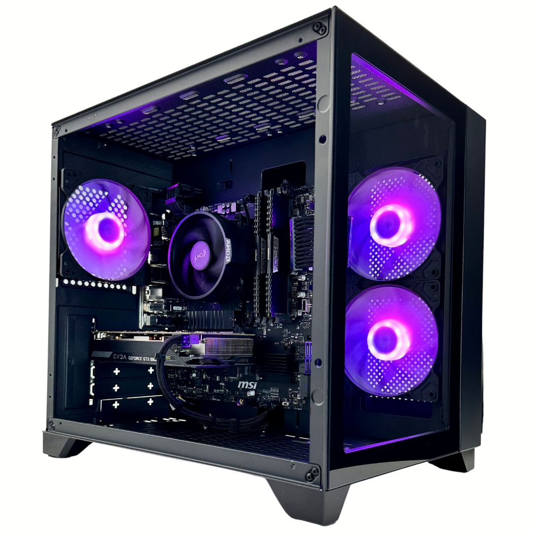 Certified Pre Owned Sparrow - Nvidia GTX 1060 Ryzen 5 1600 16GB RAM 512GB SSD DDR4 RGB Gaming PC