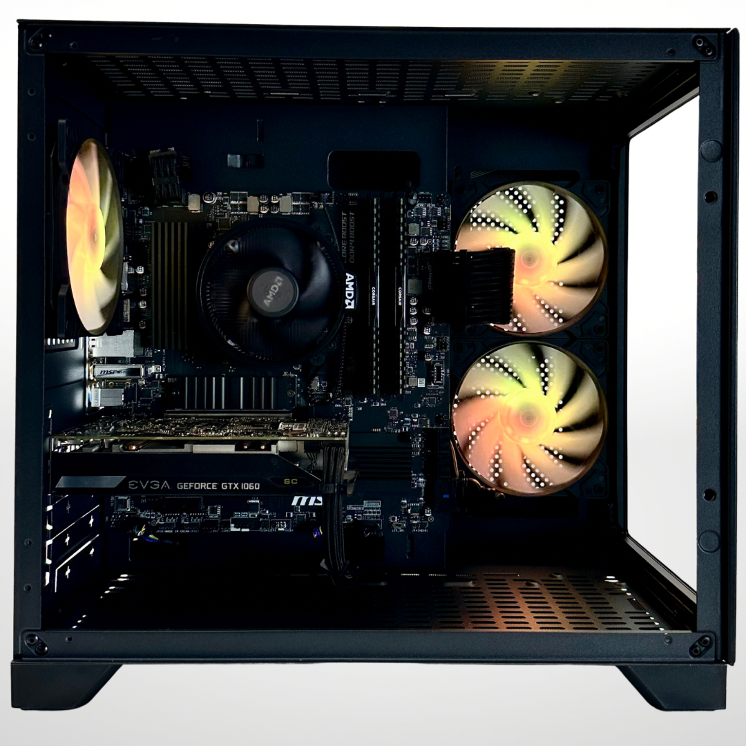 Certified Pre Owned Sparrow - Nvidia GTX 1060 Ryzen 5 1600 16GB RAM 512GB SSD DDR4 RGB Gaming PC