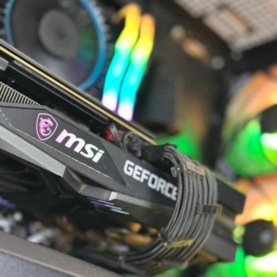 Certified Pre Owned Sparrow - Nvidia RTX 3060 Ti Intel i5-14400 16GB RAM 512GB SSD DDR5 RGB Gaming PC