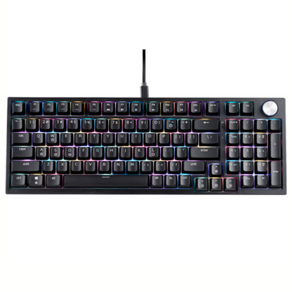 XPG Sorcerer Black 96% Form Factor Wired RGB Gaming Keyboard