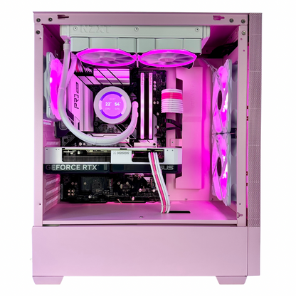 Special Edition Pink RTX 4070 Intel i7 12700KF DDR5 RGB Gaming PC (LCD Screen Cooler)