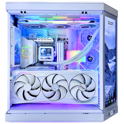 White Phoenix Plus - Nvidia RTX 5080/5090 96GB DDR5 RAM 4TB SSD RGB Gaming PC