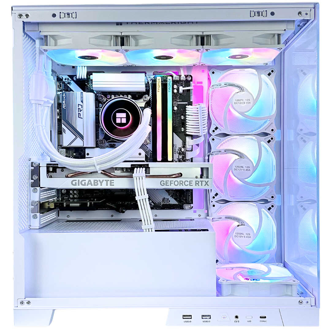 White Raven - RTX 4060 Intel i5-12600KF 32GB RAM 1TB SSD DDR5 RGB Gaming PC