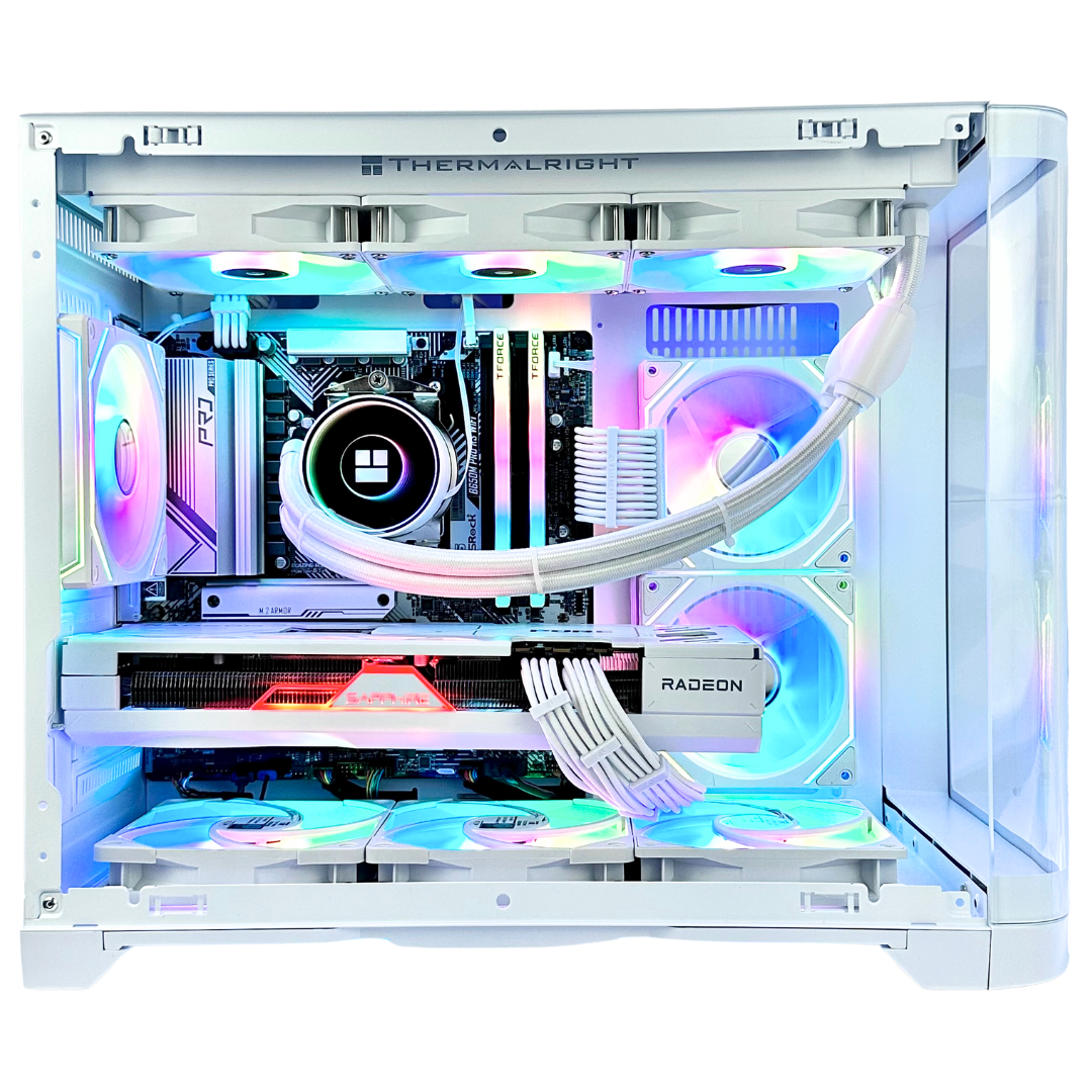 White Raven Plus - AMD 7700 XT Ryzen 5 7500F 32GB RAM 1TB SSD DDR5 RGB Gaming PC