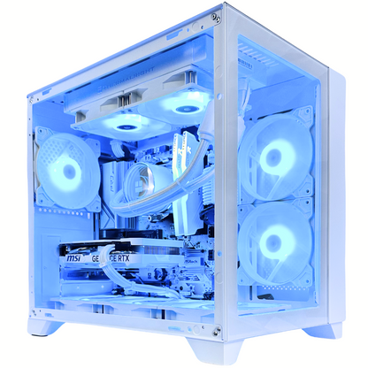 White Raven - RTX 4060 AMD Ryzen 5 5600 32GB RAM 1TB SSD DDR4 RGB Gaming PC