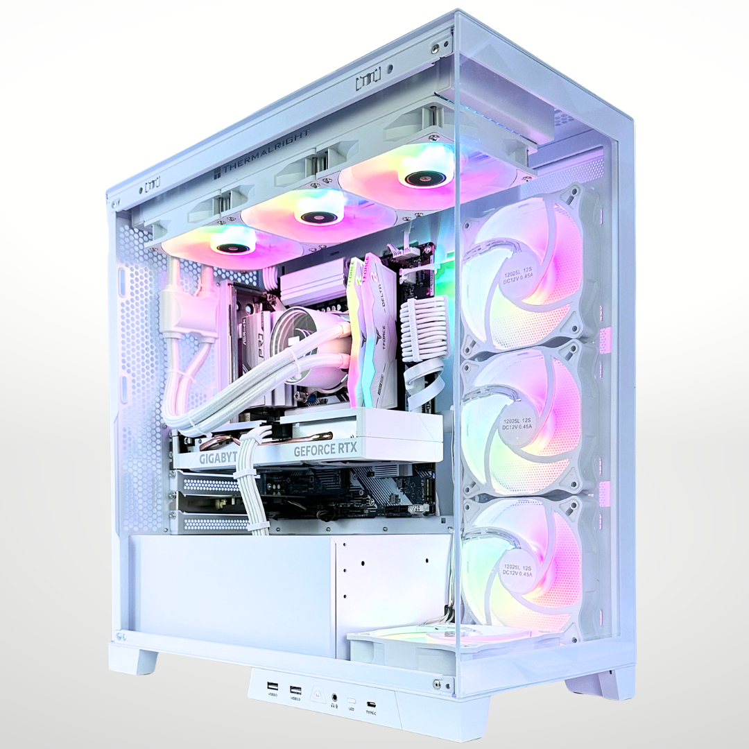 White Raven - RTX 4060 Intel i5-12600KF 32GB RAM 1TB SSD DDR5 RGB Gaming PC