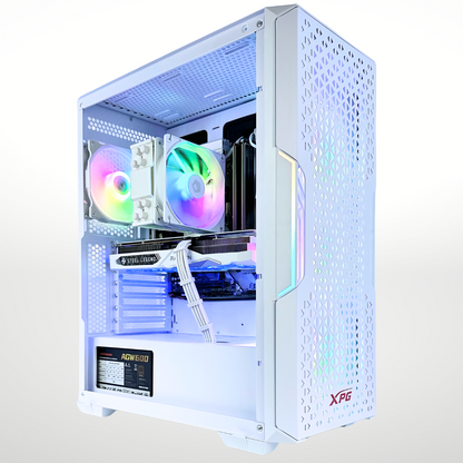 White Sparrow Plus - AMD RX 7600 Intel i5-12600KF 16GB RAM 512GB SSD DDR5 RGB Gaming PC