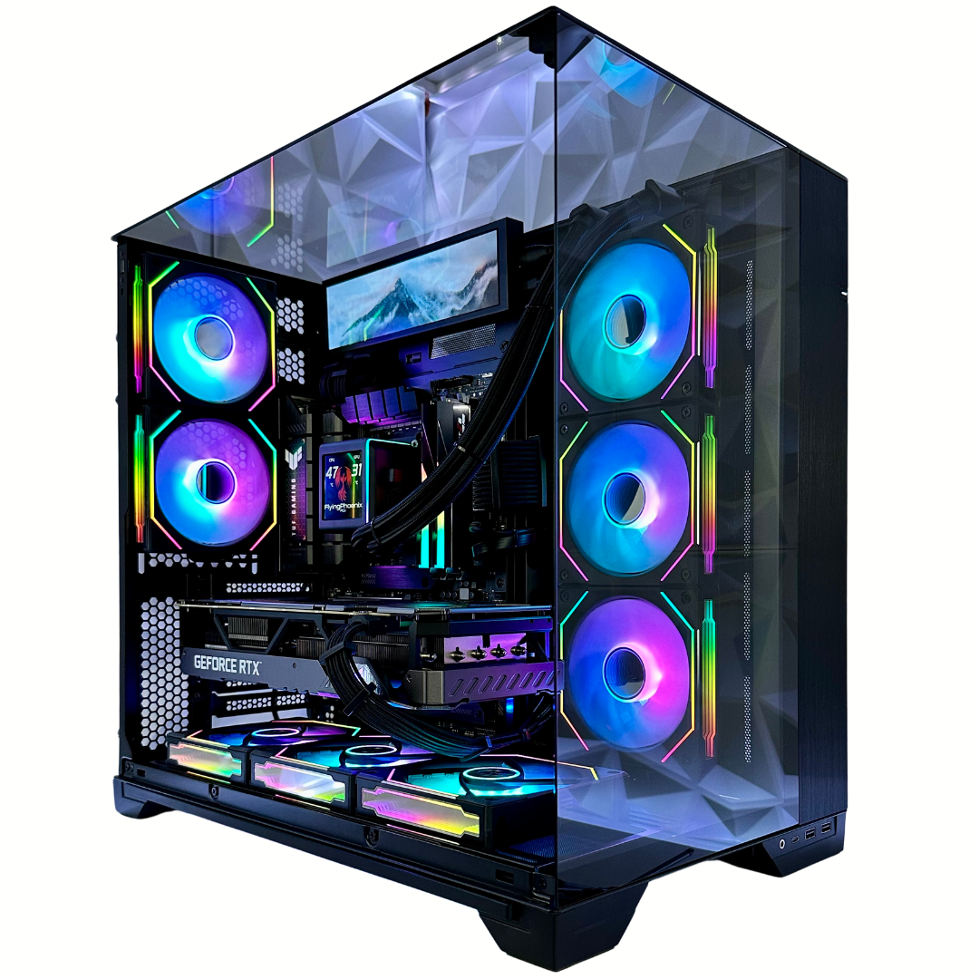 Phoenix Plus - RTX 4090 64GB RAM 2TB SSD DDR5 RGB Gaming PC (8.8" LCD Screen)