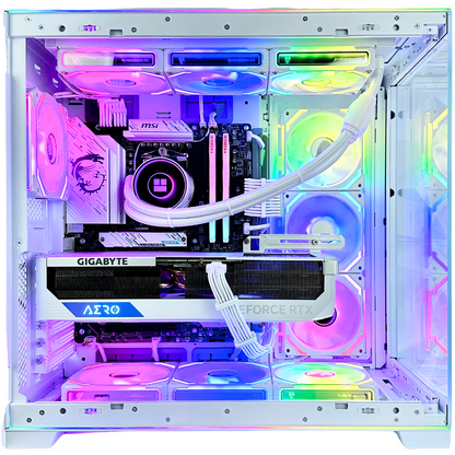 White Phoenix Plus - RTX 4090 32GB RAM 2TB SSD DDR5 RGB Gaming PC