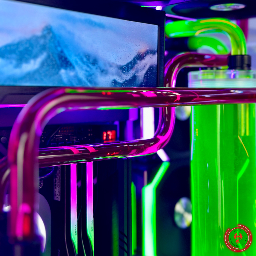 Custom Water Cooled Leviathan - RTX 4090 Intel i9-14900K 64GB RAM 4TB SSD DDR5 RGB Gaming PC