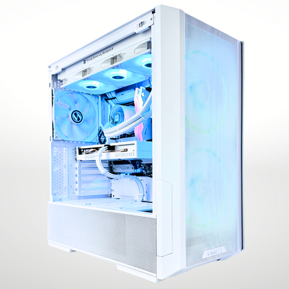 White Raven Plus RTX 4060 Ti Intel i7-12700KF 32GB RAM 1TB SSD DDR5 RGB Gaming PC