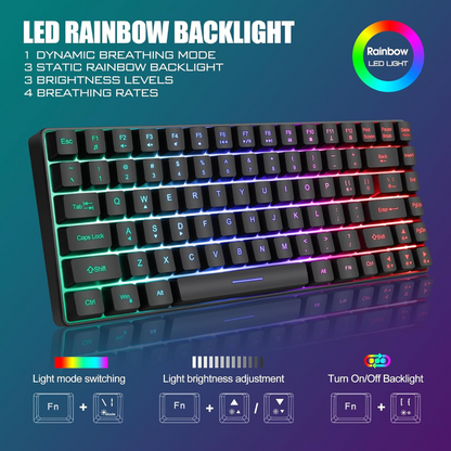 RedThunder K84 Wireless Keyboard and Mouse Combo