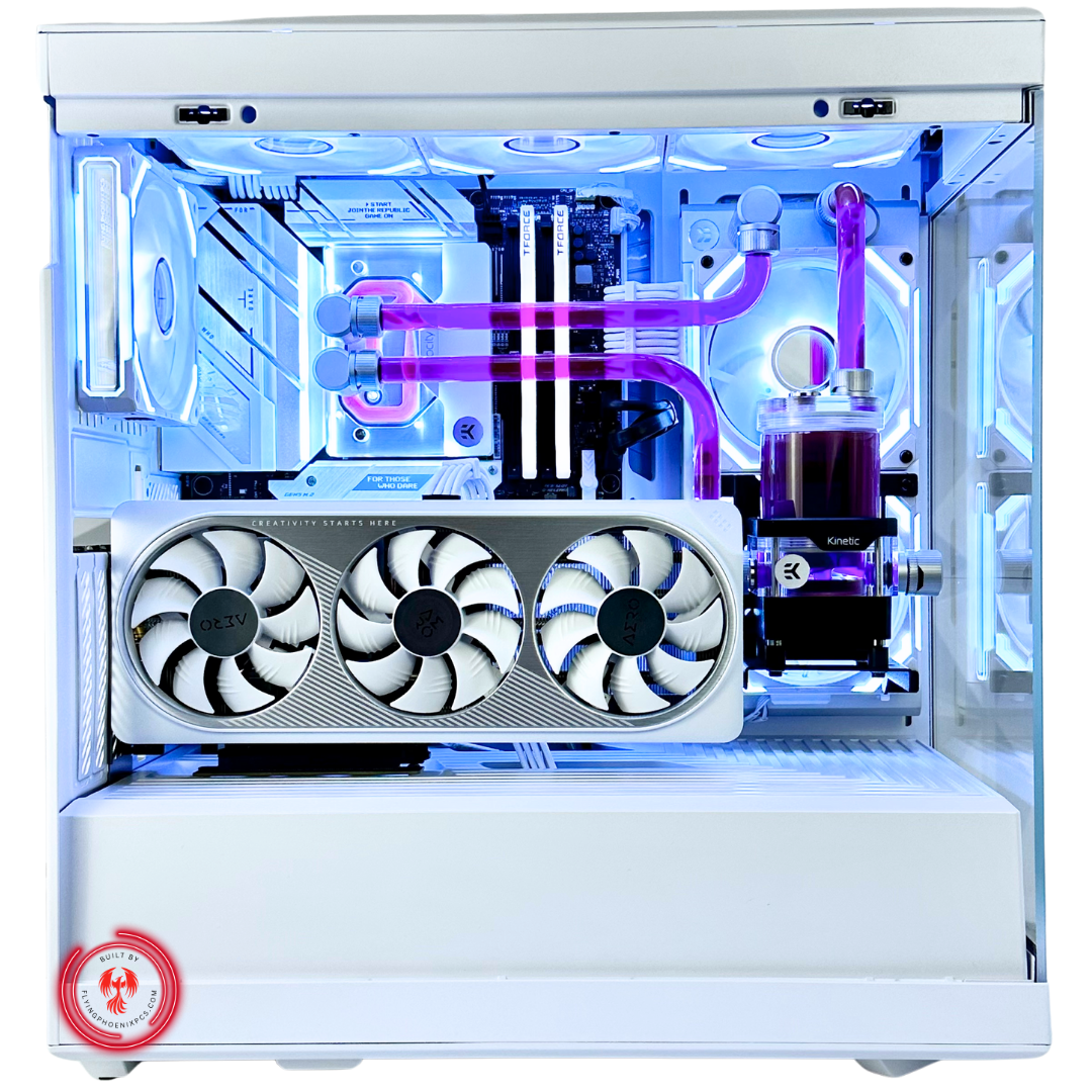 Custom Water Cooled Aquila - RTX 4080 SUPER AMD Ryzen 7 7800X3D 32GB RAM 2TB SSD DDR5 RGB Gaming PC