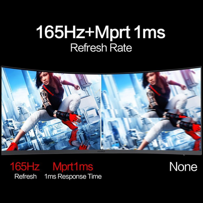 KOORUI 34" 3440x1440p, 165Hz, 1ms Response Time, AMD Freesync Premium, Ultrawide Gaming Monitor