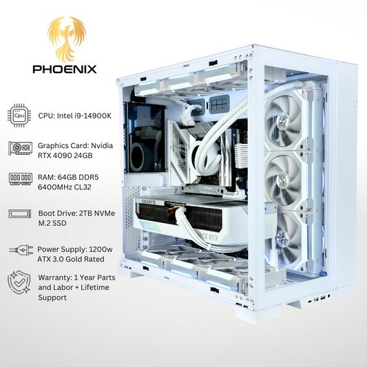 Phoenix RTX 4090 Intel i7-14700K 2TB SSD DDR5 RGB Gaming PC – Flying  Phoenix PCs