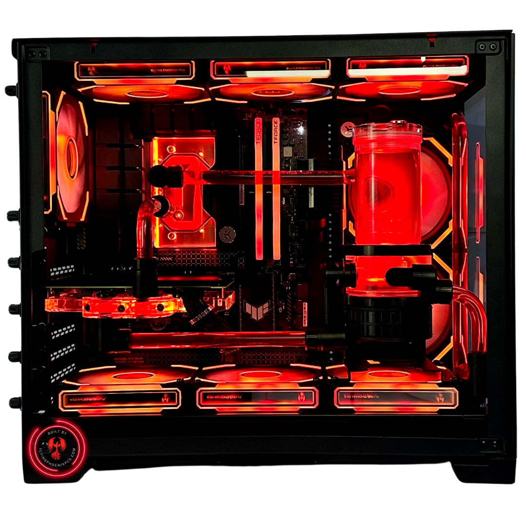 Custom Water Cooled Hydra - RTX 4070 SUPER AMD Ryzen 7 7800X3D 32GB RAM 2TB SSD DDR5 RGB Gaming PC