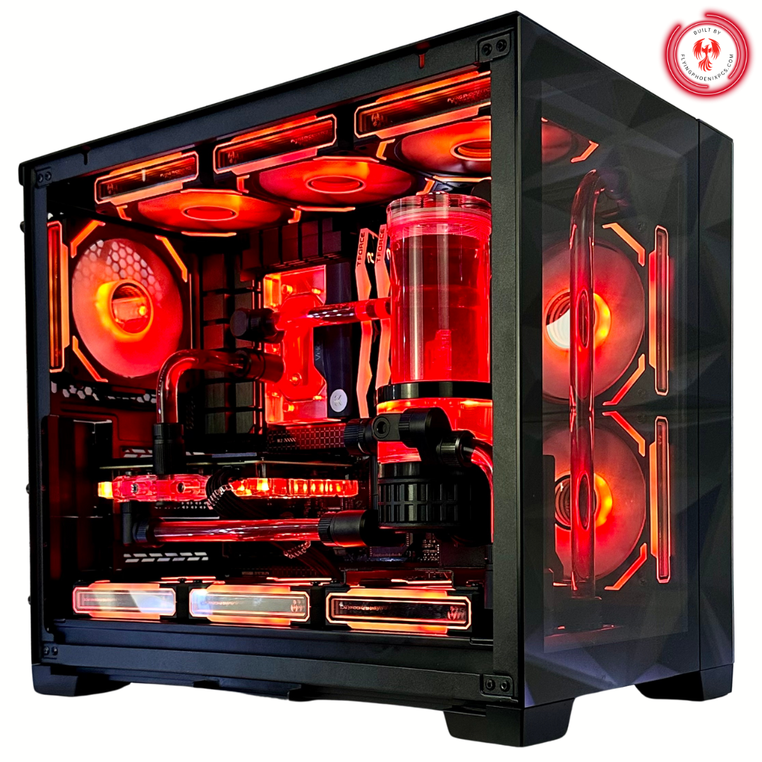 Custom Water Cooled Hydra - RTX 4070 SUPER AMD Ryzen 7 7800X3D 32GB RAM 2TB SSD DDR5 RGB Gaming PC