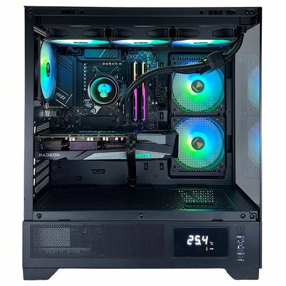 Raven - AMD RX 9060 XT Ryzen 5 7500F 32GB DDR5 RAM 1TB SSD RGB Gaming PC