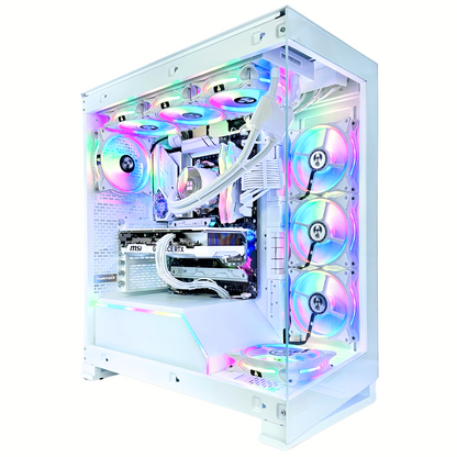 White Eagle Plus RTX 4070 Ti SUPER AMD Ryzen 7 7700X 32GB RAM 2TB SSD DDR5 RGB Gaming PC