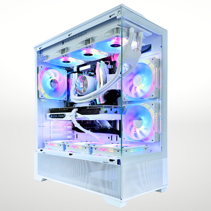 White Raven - AMD RX 7600 Ryzen 5 7500F 32GB RAM 1TB SSD DDR5 RGB Gaming PC