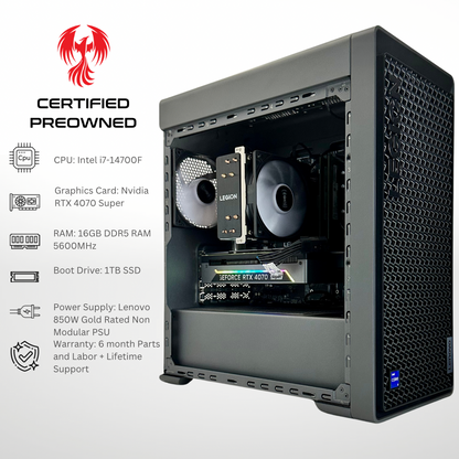 Certified Pre Owned Raven - Nvidia RTX 4070 Super i7-14700F 16GB RAM 1TB SSD DDR5 Gaming PC