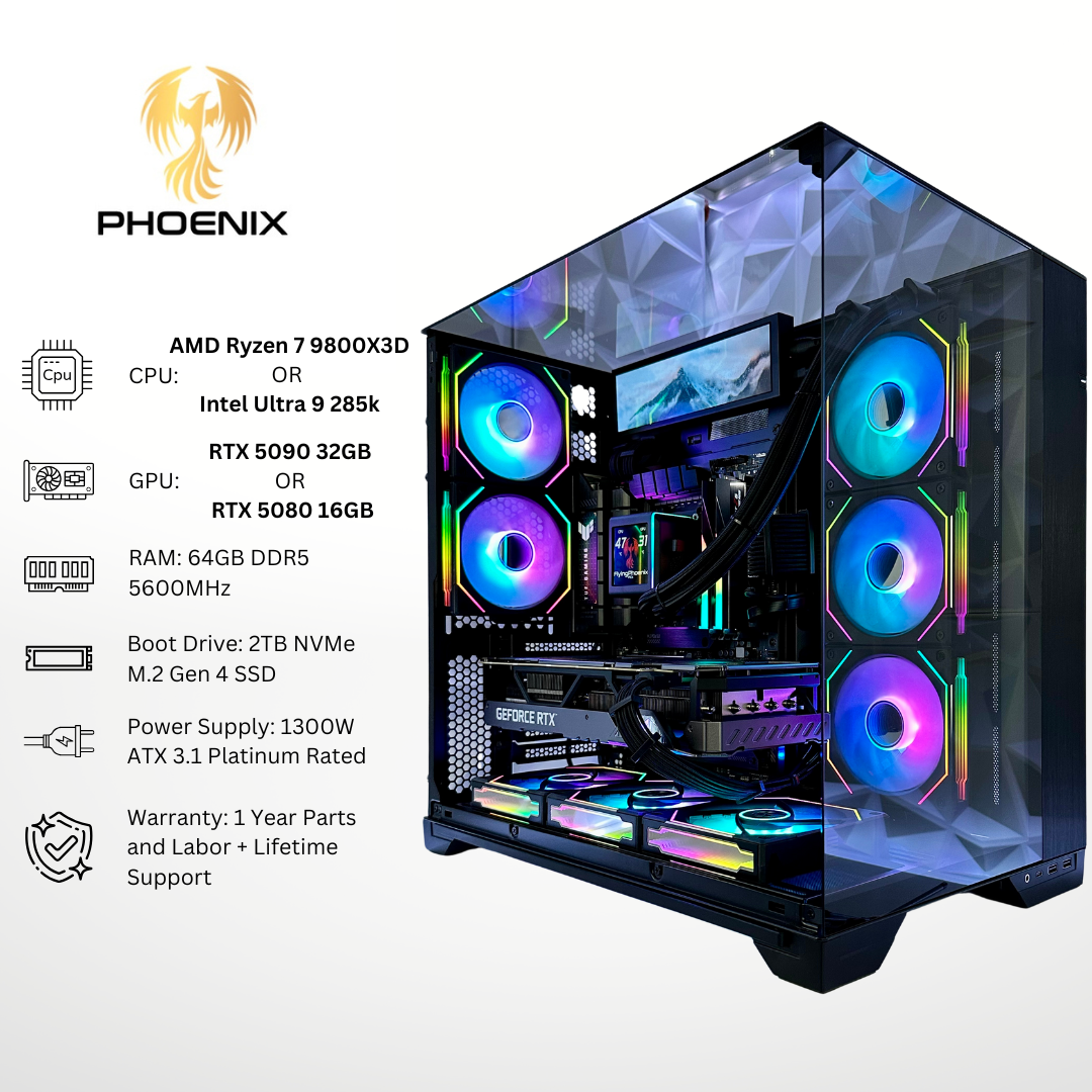 Project Phoenix Computer Custom Gaming PC For Sale In Phoenix, AZ | Flying Phoenix PCs