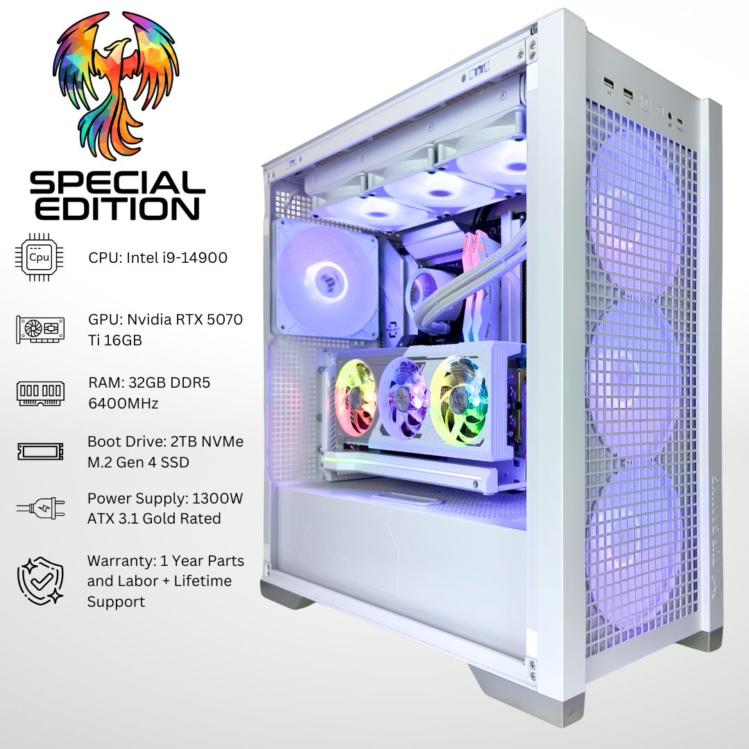 Special Edition Eagle Plus - Nvidia RTX 5070 Ti Intel i9-14900 32GB DDR5 RAM 2TB SSD RGB Gaming PC