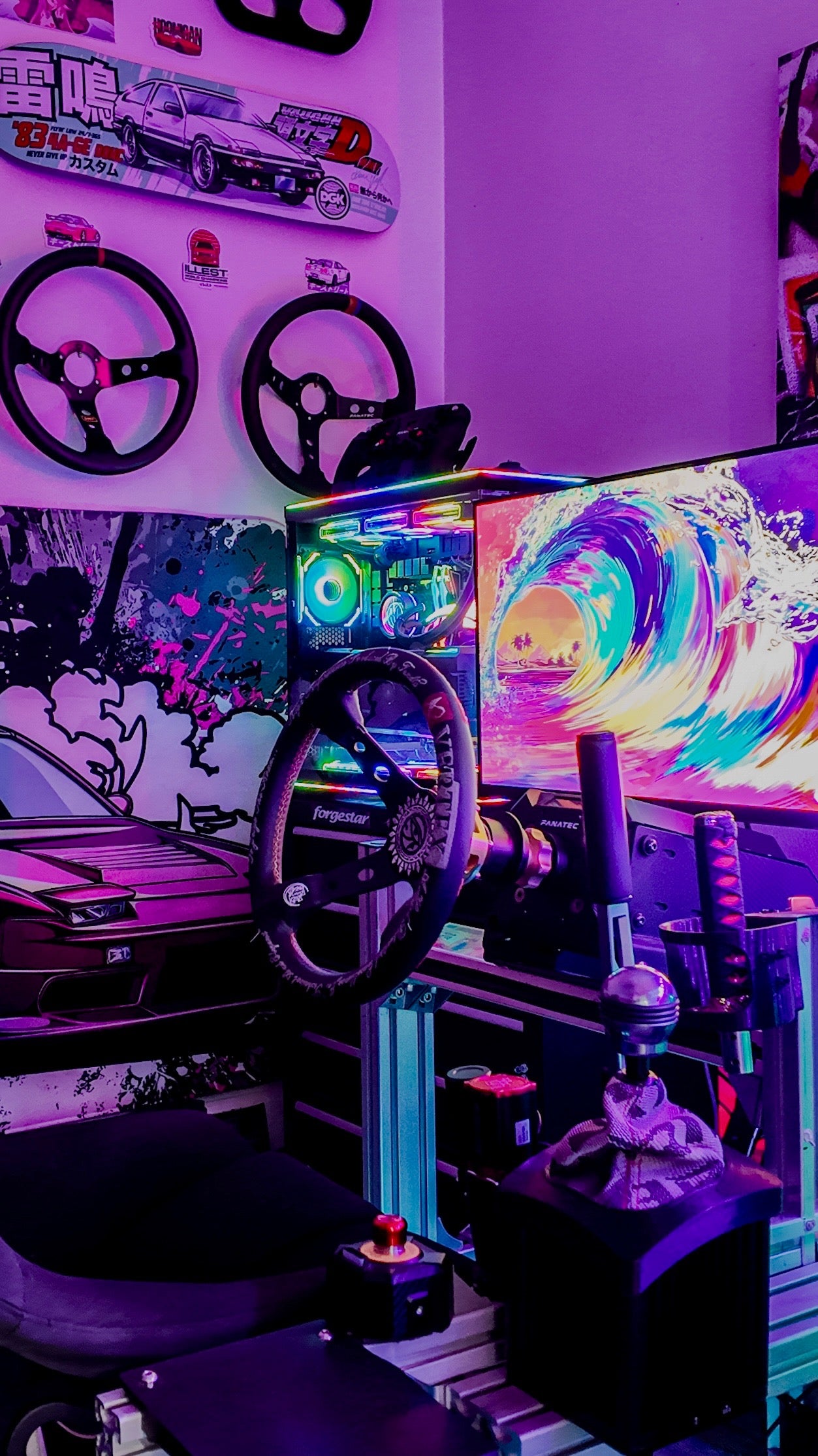 Tristan’s featured sim racing setup
