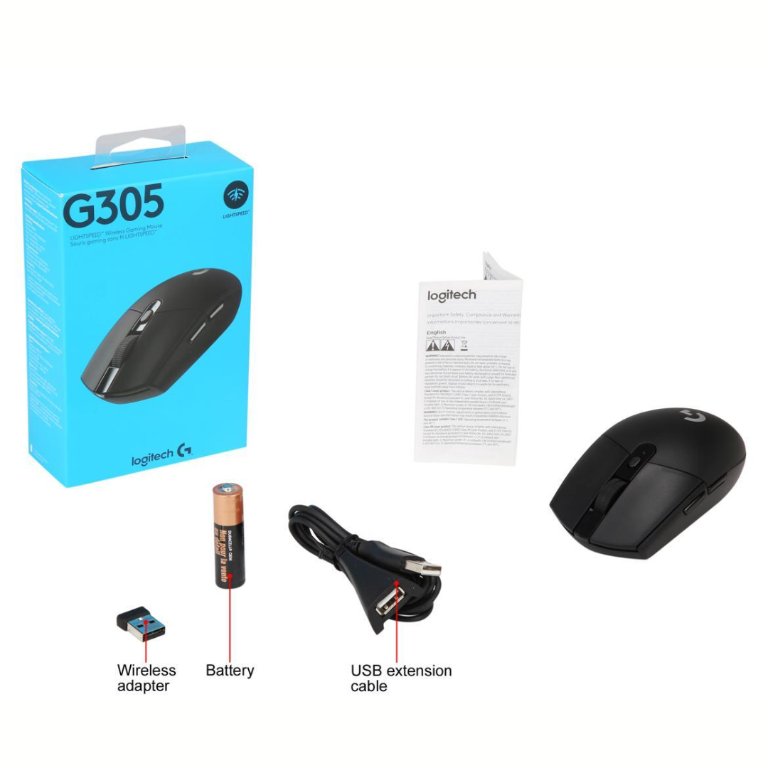 Logitech G305 Lightspeed Wireless Gaming Mouse - Souris sans fil
